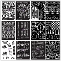 NEW Mask Stencil Seal For DIY Scrapbookingphoto Album Decorative Clear Stamp Sheets B631