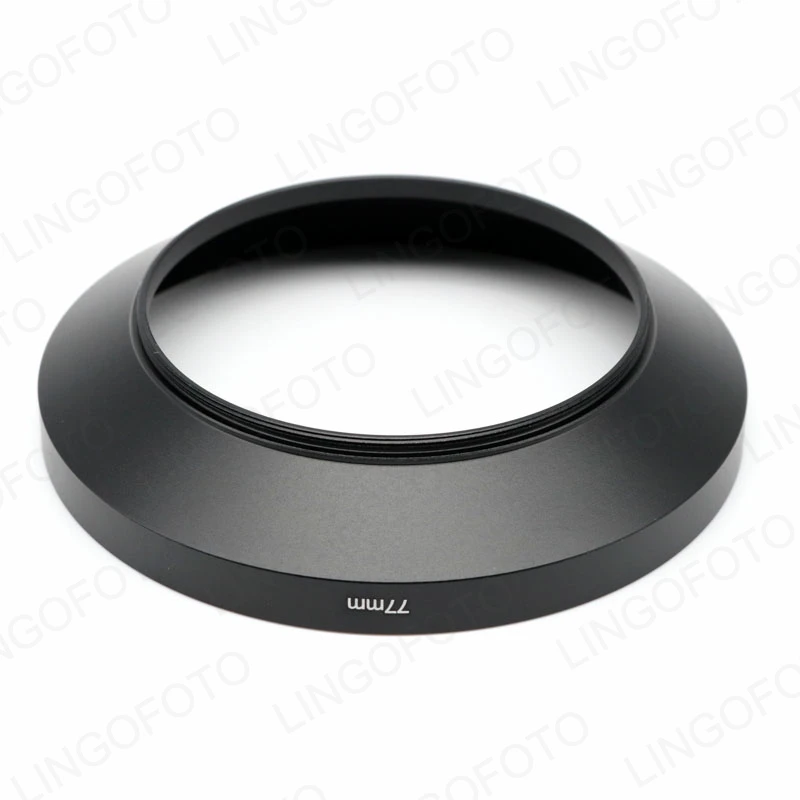 Capucha de lente de Metal de gran angular, 58-82mm, tornillo Universal para Canon, Nikon, Olympus, Pentax, Sony, Fujifilm