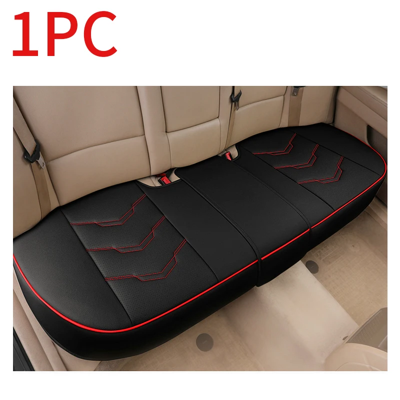SEAMETAL Luxe autostoelhoes PU lederen zitkussenhoezen Universele auto-interieurstoelen Bescherming Pad Mat Vier seizoenen