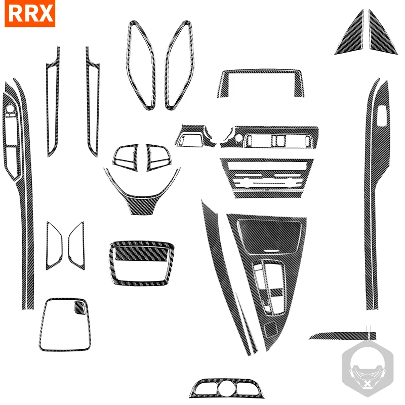 Для BMW 6 серий 2011-2018 M6 F12 F13 F06 M спортивные настоящие наклейки из углеродного волокна воздуховод переключение передач Панель подъема внутренняя отделка автомобиля
