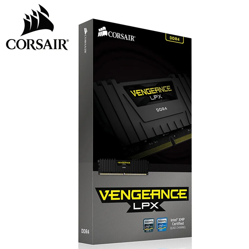 Imagem -02 - Corsair-barra de Memória de Alta Velocidade para Computador Desktop Ram Vengeance Lpx Preto Ddr4 8gb 16gb 32gb 3200mhz 3600mhz