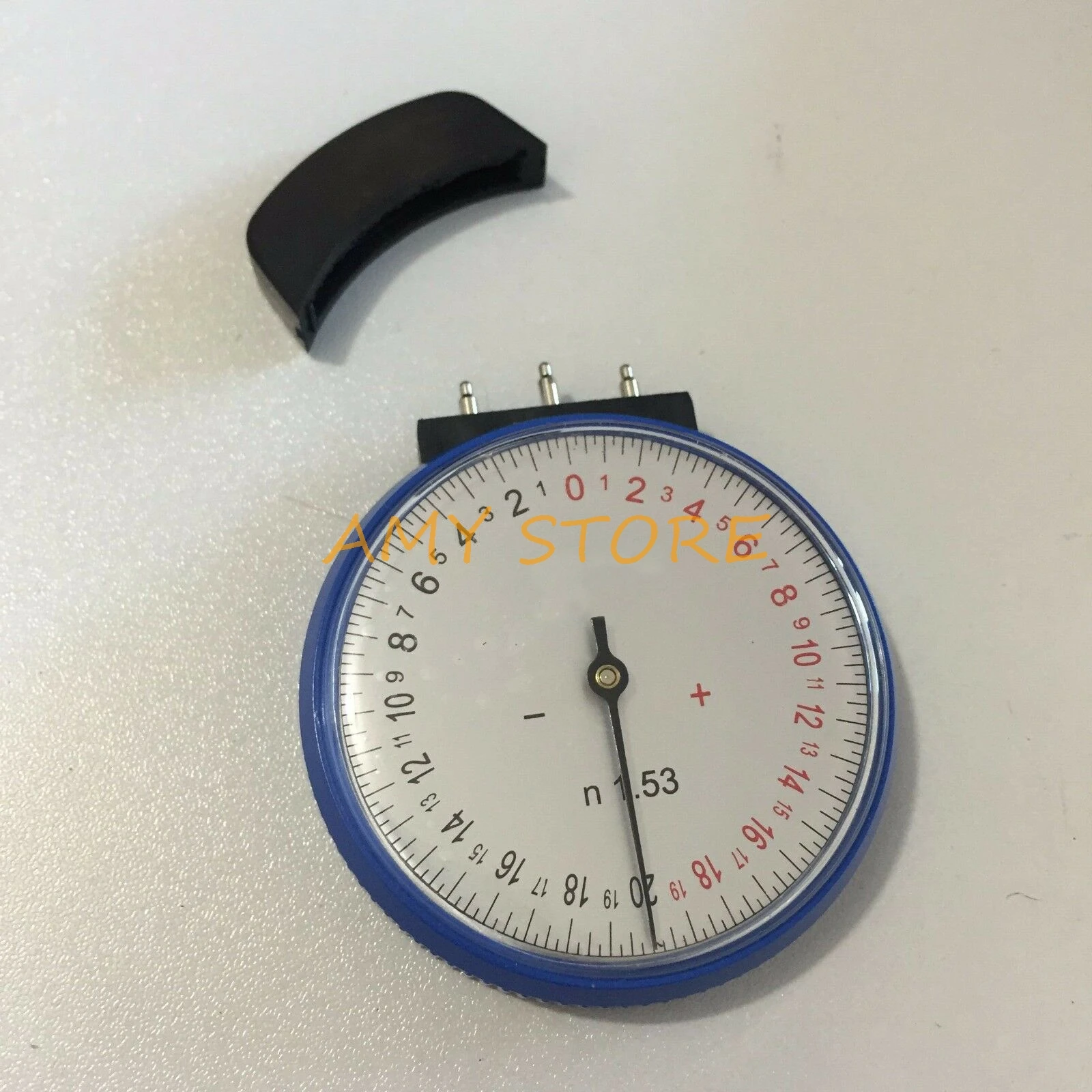 

Optical Lens Clock Base Curve Measurement Radian Meter Gauge Measure Presbyopia Meter Range: +/-20 Index: 1.53 Accuracy: 0.25