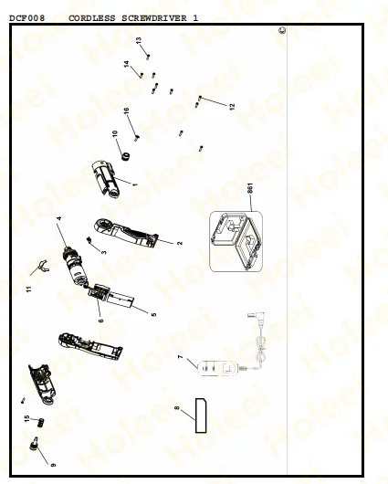 GEARBOX FOR DEWALT DCF008 N663174