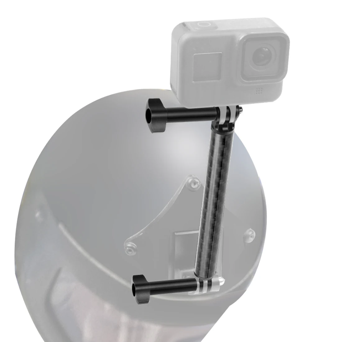 Стержень для селфи из углеродного волокна, регулируемая ручка, волшебный рычаг, удлинитель, ручка для селфи, адаптер для штатива 1/4 для GoPro 13, светильник для монитора камеры