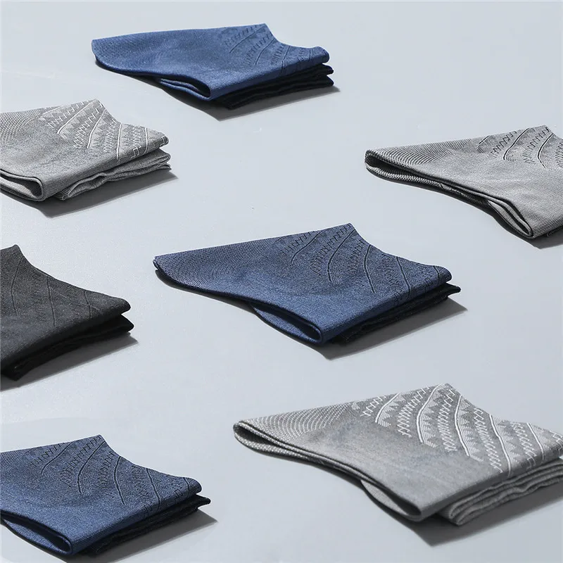 Calze Jacquard ultrasottili da uomo calze corte traspiranti primavera ed estate calze classiche da uomo sottili vendita calda maschile