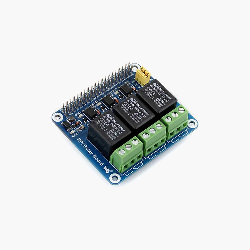 Carte d'extension Raspberry Pi, relais de puissance 8-Ch, 2 ch, chapeau Triac pour Raspberry Pi intégré MCU UART / I2C