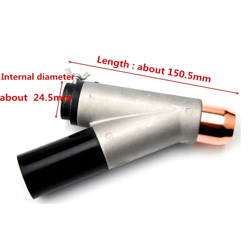 Submerged Arc Welding Machine Accessories Conductive Nozzle 2.0/3.2/4.0 Copper Protection Nozzle Tee Flux Funnel Connecting Rod