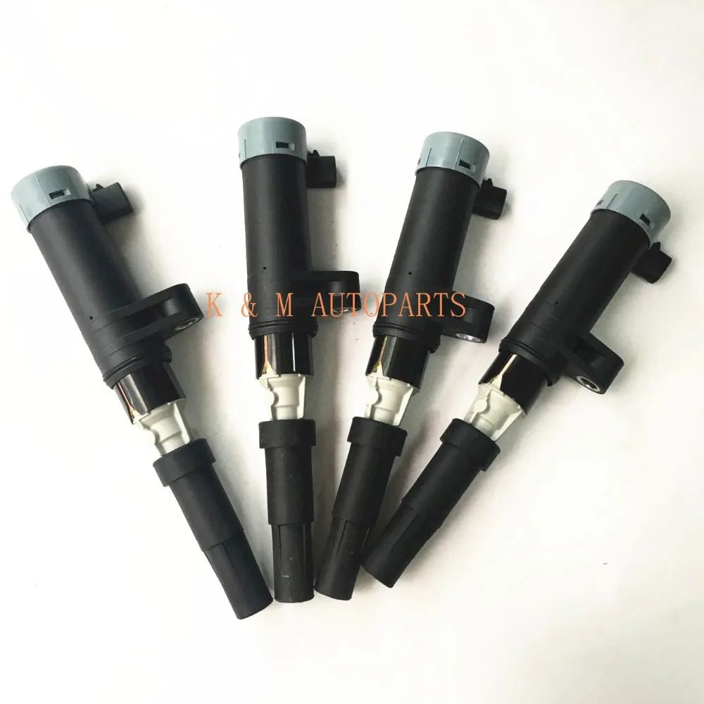 

SET OF 4 high quality Brand PENCIL IGNITION COIL PACK 7700875000 FOR RENAULT SCENIC MK1 MK2 1999-2009 K-M