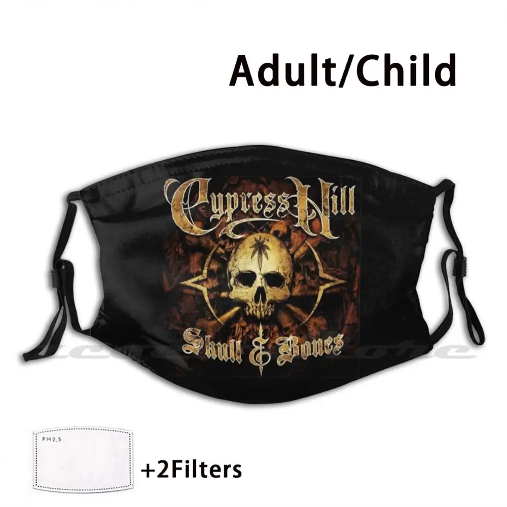 

Best Seller Logo Group Music Hip Hop Cypress Hill Band Taurus07 Trending Popular Custom Pattern Washable Filter Pm2.5 Adult