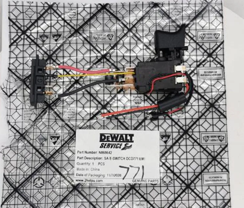 DEWALT for  DCD771 DCD771C2 TYPE1 N279942 N335379 N337101 Switch