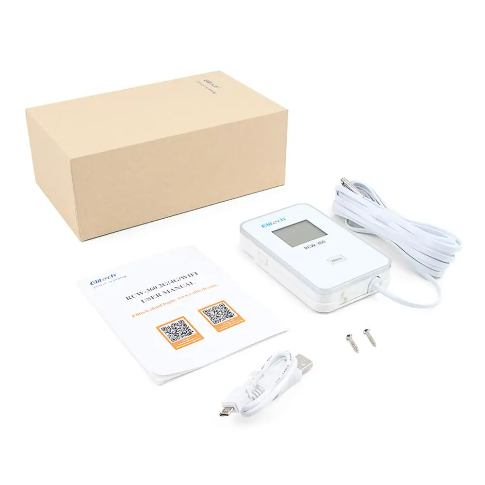 RCW-360 digital temperature&humidity Data Logger 2G/4G/WIFI connection 24h monitoring for vaccine storage cold storage breeding