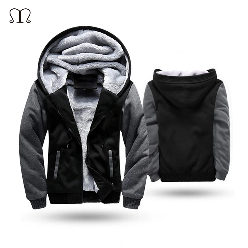 

European Fashion Bomber Mens Vintage Thickening Fleece Jacket Autumn Winter Designer Famous Brand Male Slim Fit Warm Coat Fad