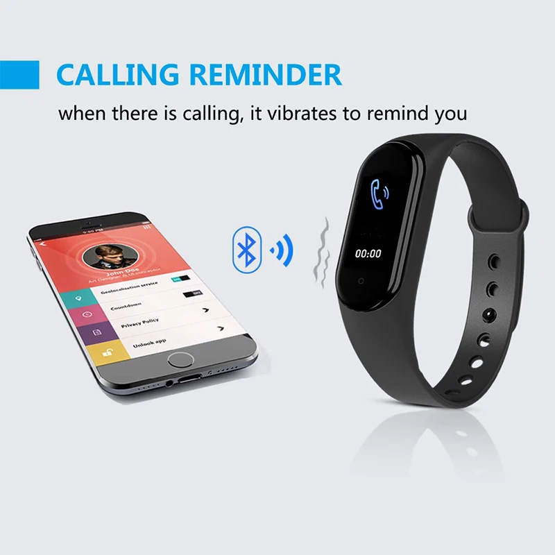 Smart Wristband M5 Smart Bracelet Men Fitness Women Sports Tracker Smartwatch Bracelet M5 Band Multifunction Color screen Band