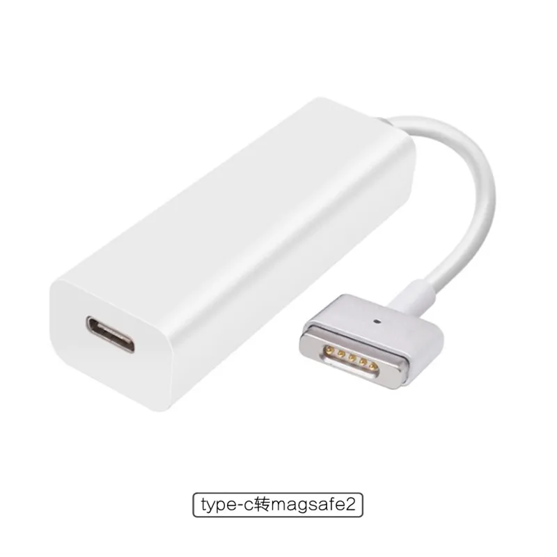 Usb 3.1 tipo c macho para magsafe 2 5pin fêmea cabo cabo adaptador conversor adequado para notebooks smartphones com USB-C portas