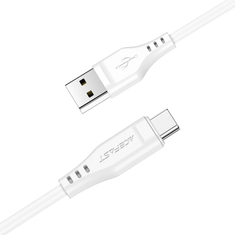 ACEFAST USB Type C Cable For Samsung A51 A71 3A Fast Charging USB C Micro Phone Cable Wire Cord For Xiaomi 11T Pro Charging Cord