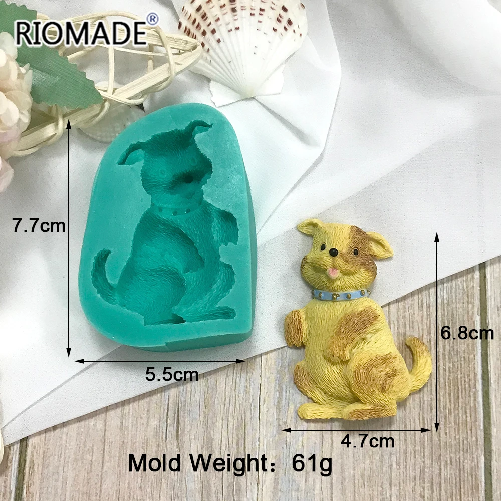 Animal Silicone Mold Duck Dog Sheep Milk Cow Model Cookies Chocolate Baking Fondant Cake Tools For Resin Plaster Craft Mould