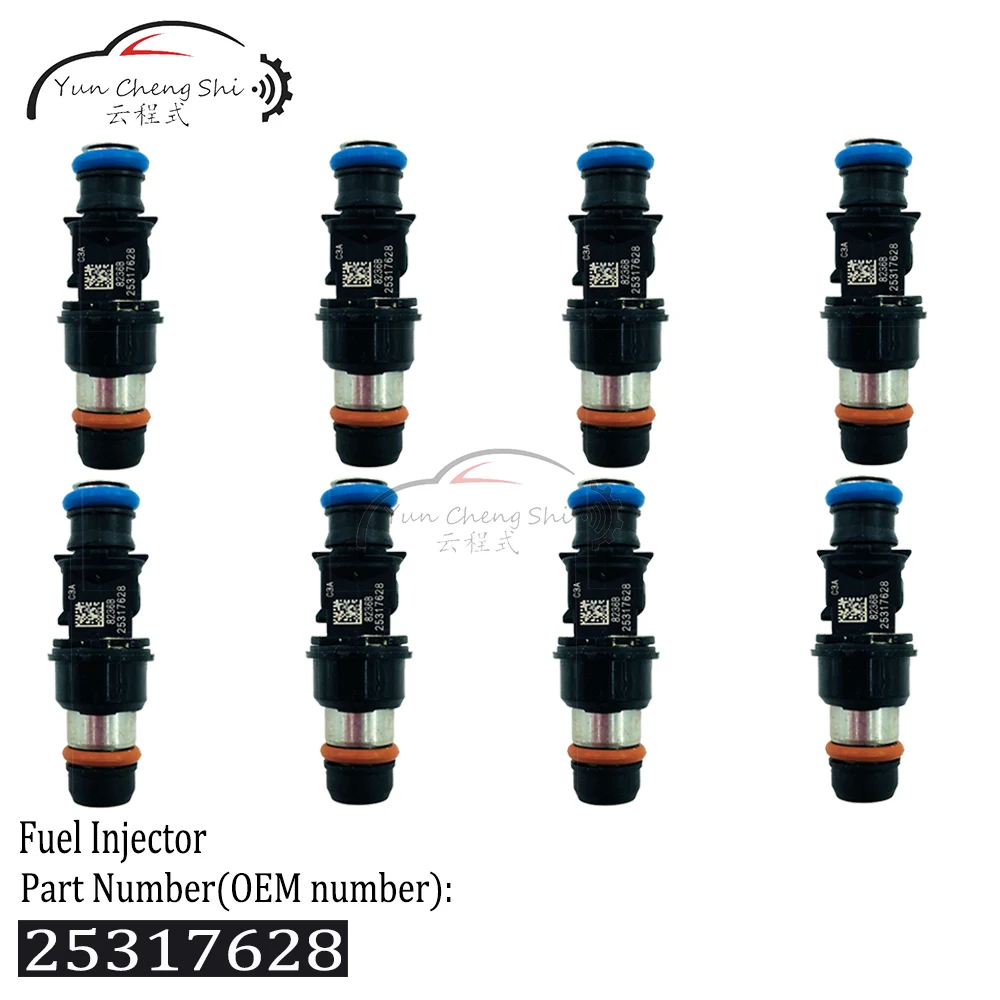 8PCS 25317628 25320288 25320287 17113698 25323974 Fuel InjectorsFor 1999-2007 Chevy GMC Cadillac/ 4.8L 5.3L 6.0L