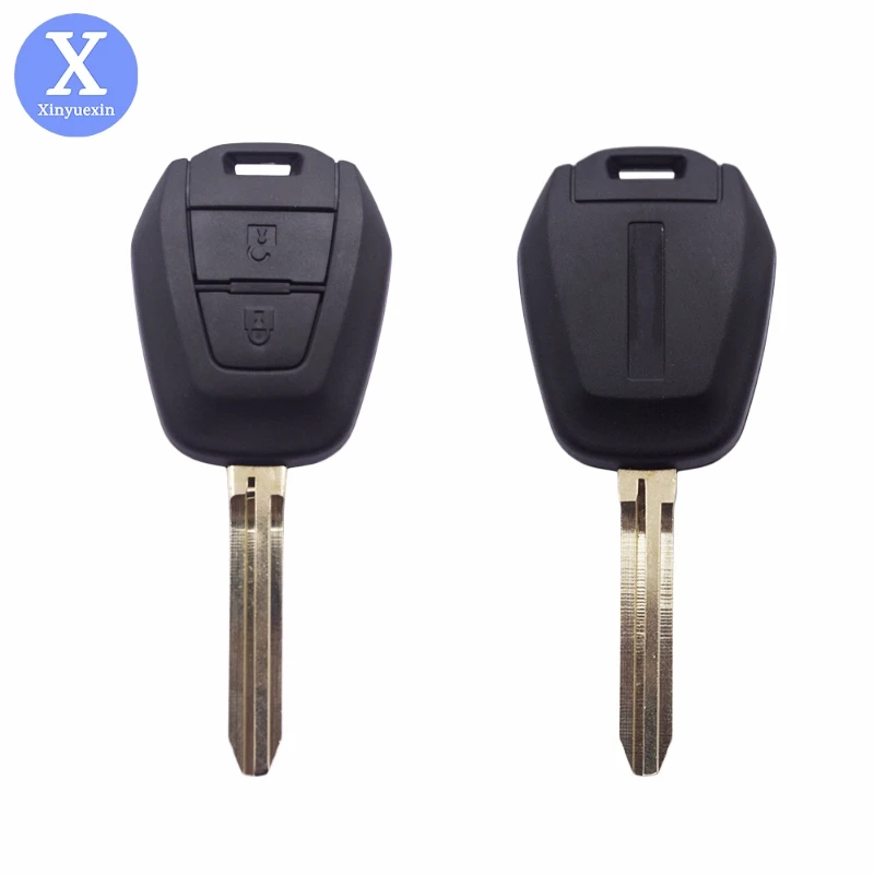 Xinyuexin Remote Car Key Shell Case Fit for ISUZU D-Max TOY43 Blade Auto Key Fob Cover Replacement 2 Buttons Car Accessories