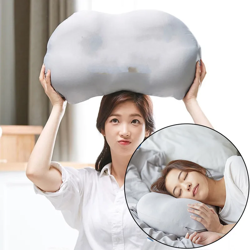 Cloud Sleep Pillow Micro Airball Pillow Addiction 3D Deep Sleeping Neck Head Air Balls Cushion For Egg Pressure Relief Pillows