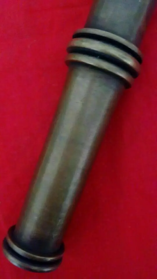 عتيقة 26 سم مدفع البرونز الصيني القديم beiyang warlords.