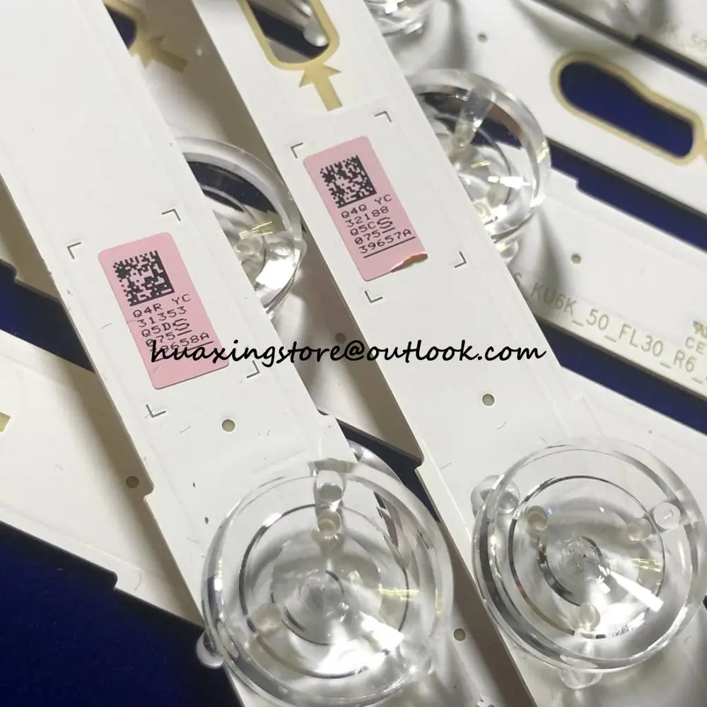 LED شريط إضاءة خلفي ل UE50KU6000 UE50KU7000 UE50MU6100 UE50MU7000U UE50KU6020 UE50KU6070 V6DU-500DCA-R2 V6DU-500DCB-R2