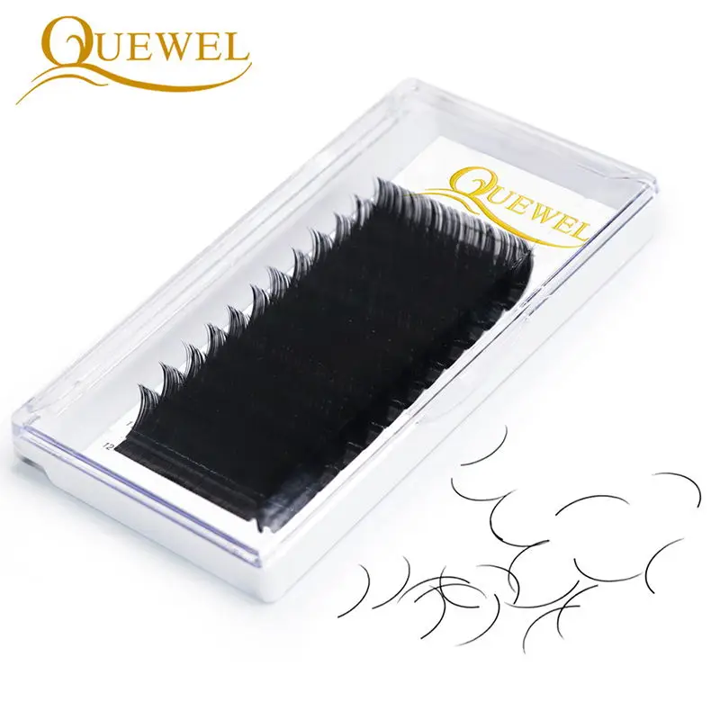 Quewel-Kit de entrenamiento de pestañas postizas, herramientas de práctica, extensión, pegamento, pinzas, esponja, juego de maquillaje