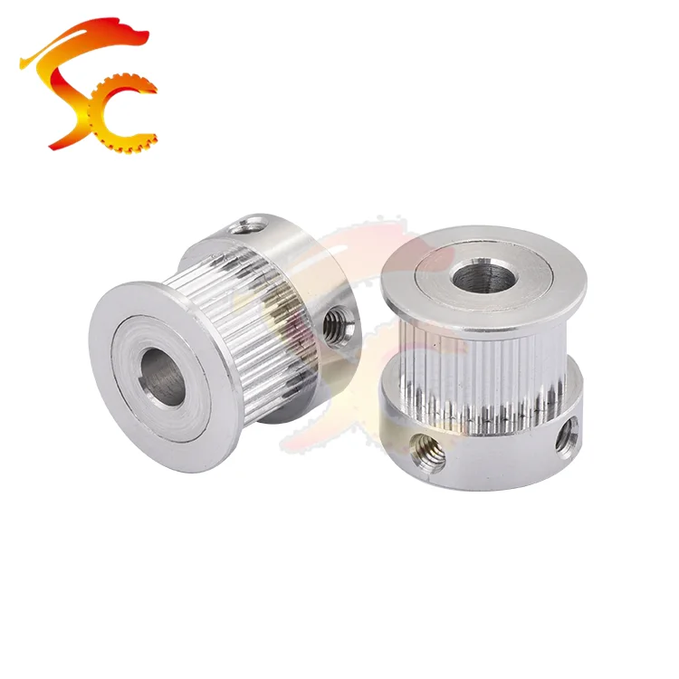 

10pcs\lot 3D Printers Parts printer pulley GT2 28 teeth bore 6.35mm 8mm 2GT 28teeth timing pulley fit for GT2 belt width 10mm