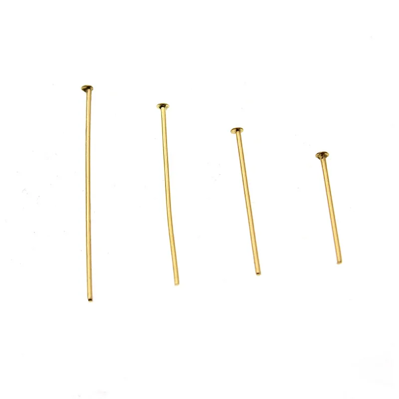

100 шт., булавки из нержавеющей стали для изготовления ювелирных изделий