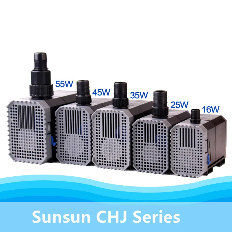 500-3000L/H SUNSUN CHJ Series Flux Adjustable Aquarium Water Pump Filter Fish Tank Submersible Pump 220V-240V