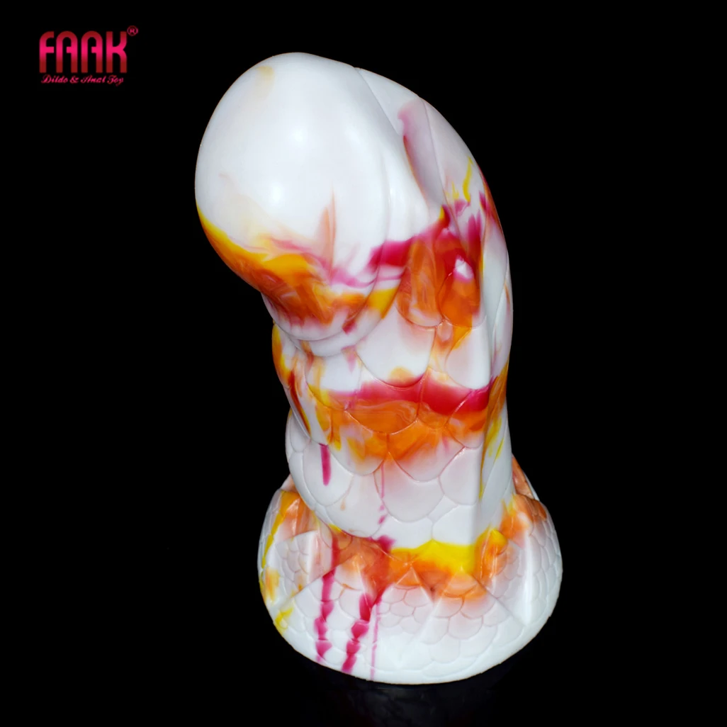 FAAK 2021 New Giant butt plug g-spot dildo massive 7cm thick penis anal sex toys with suction cup colorful silicone sex products