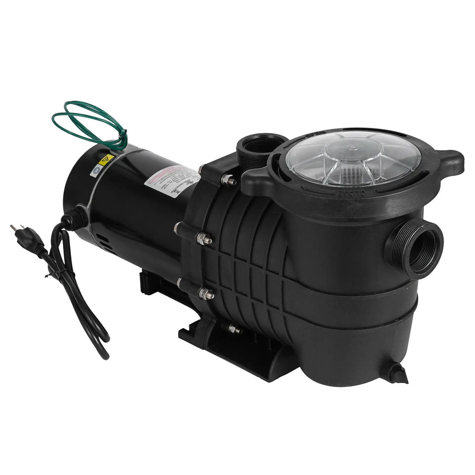 Pompa Air Pompa Kolam Renang Kolam Renang Bersih Pompa Sirkulasi Aliran Tinggi dengan Saringan 220V Tangki Pompa Akuarium Laut 1.5HP