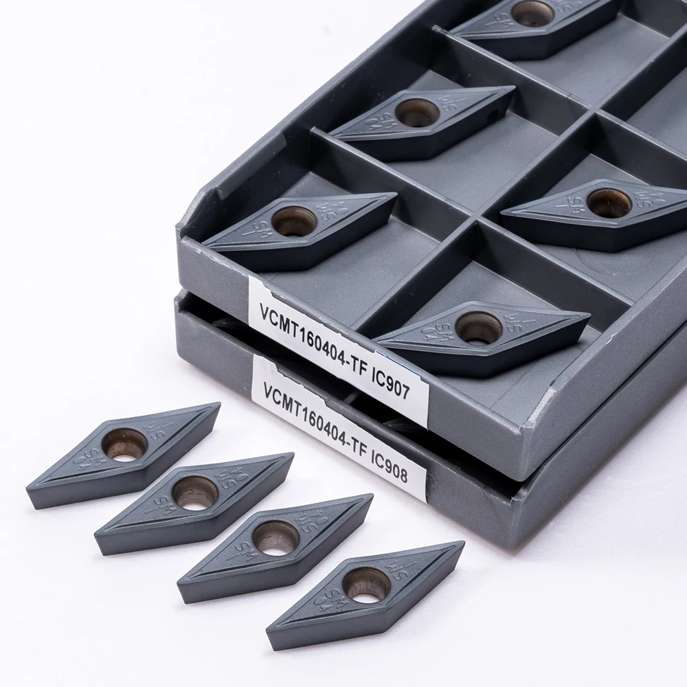 Torno de Carboneto de Torneamento Externo Cnc Nice Cutting Tools Vcmt160404 Vcmt160408 sm Ic907 Ic908 Vcmt 160404 160408