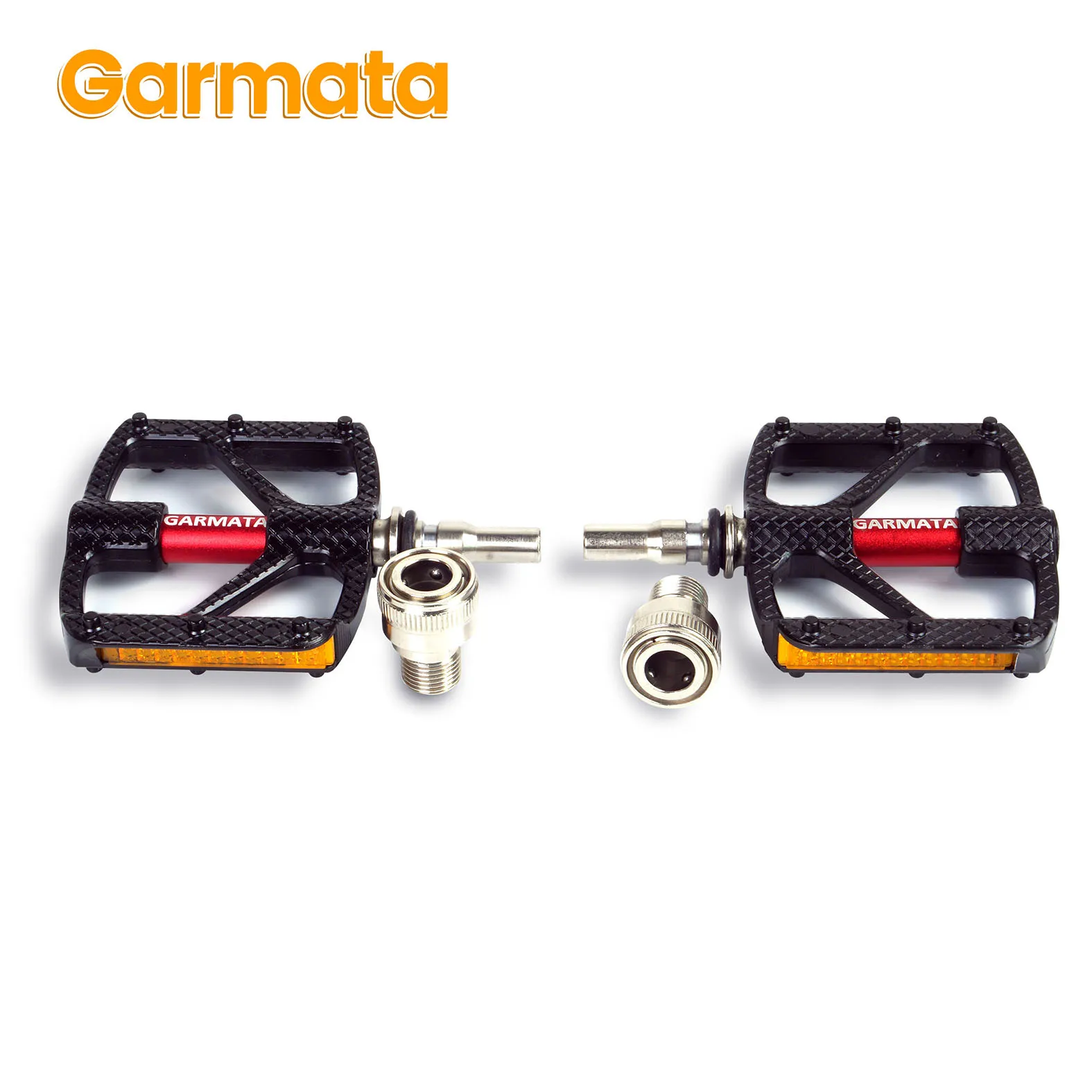 Bicycle Quick Release Garmata Pedals 72.8*94.3mm alloy Mountain Bike Pedals all terrain bicycle