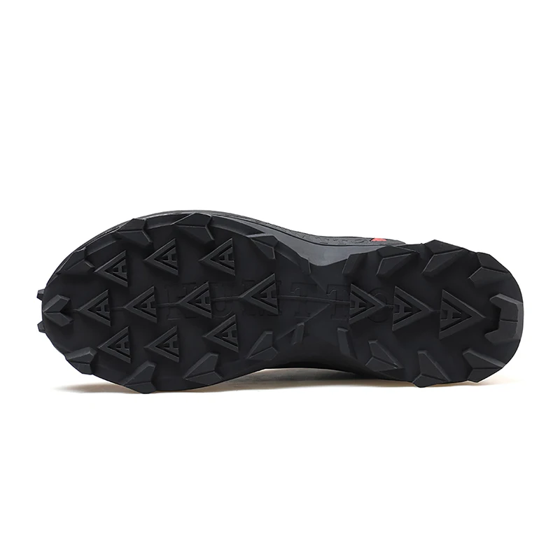 HUMTTO-Zapatillas deportivas transpirables para hombre, zapatos informales, antideslizantes, con cordones, diseño negro, talla grande 39-46