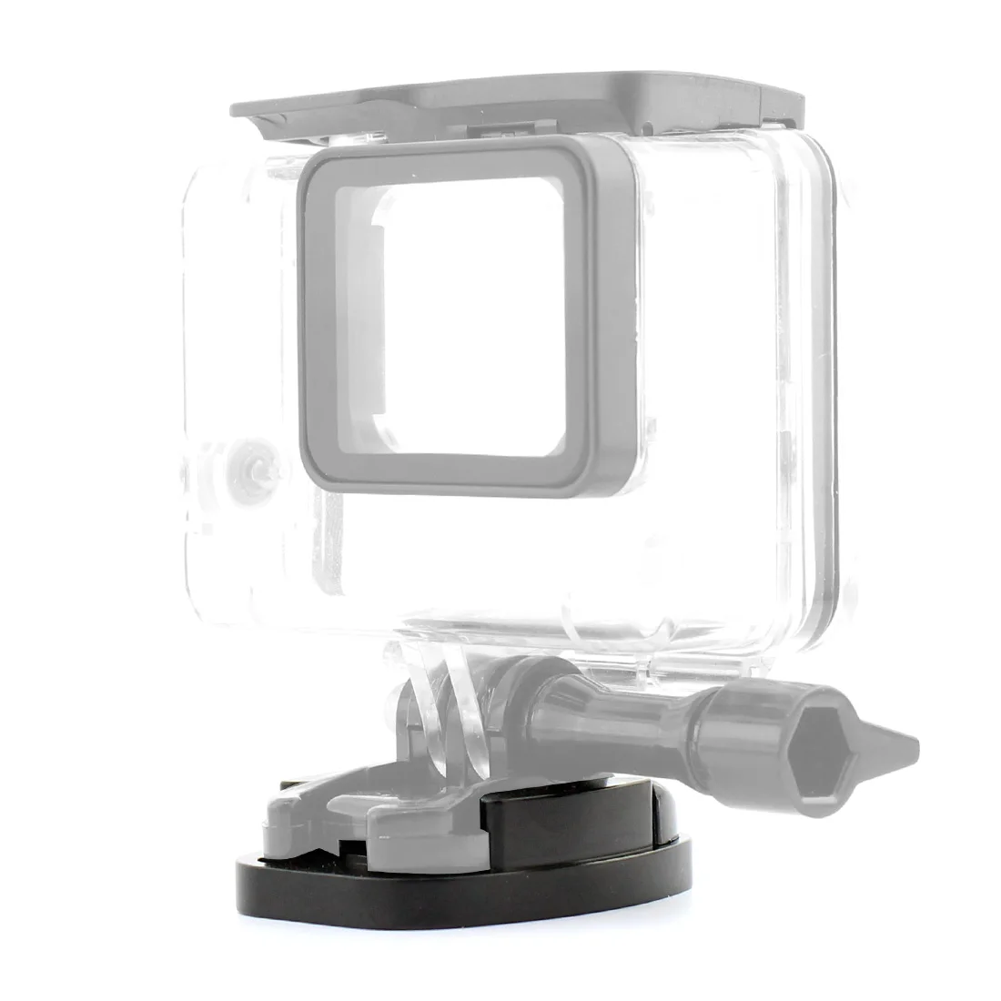Aluminiumlegierung, Schnellverschluss, Stativhalterung, flache Oberfläche, Schnalle, Basisadapter, 1/4 Gewinde, für Gopro 13 12 Action-Kamera-Zubehör – Detail 3