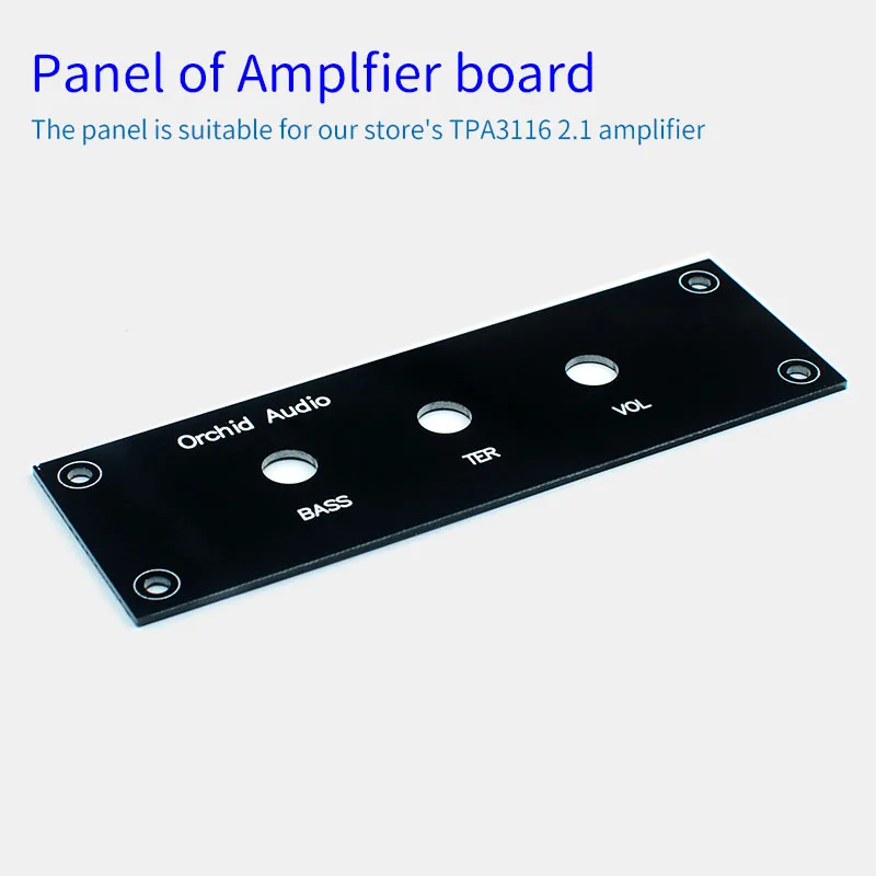 UNISIAN Panel von TPA3116 2,1 Amplfier Linie erweitert potentiometer Festen chassis panel nur für unsere shop der verstärker bord