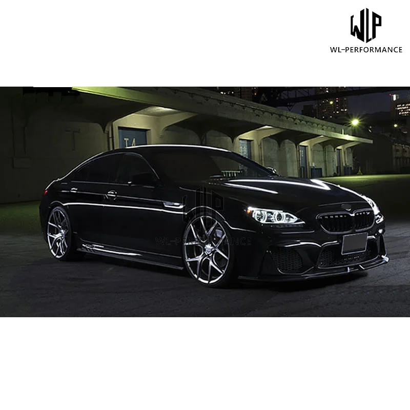 F06 Frp Unpanited Car Body Kit Front Bumper Rear Bumper Side Skirts for Bmw 6 Series F06 640i Body Kit 2012-2016