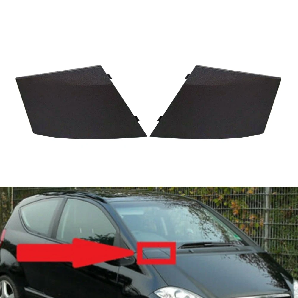 1Pair Car Front Water Drain Cover Black Left Right For Mercedes Benz A-Class W169 Car Accessories A1698300075 A1698300175