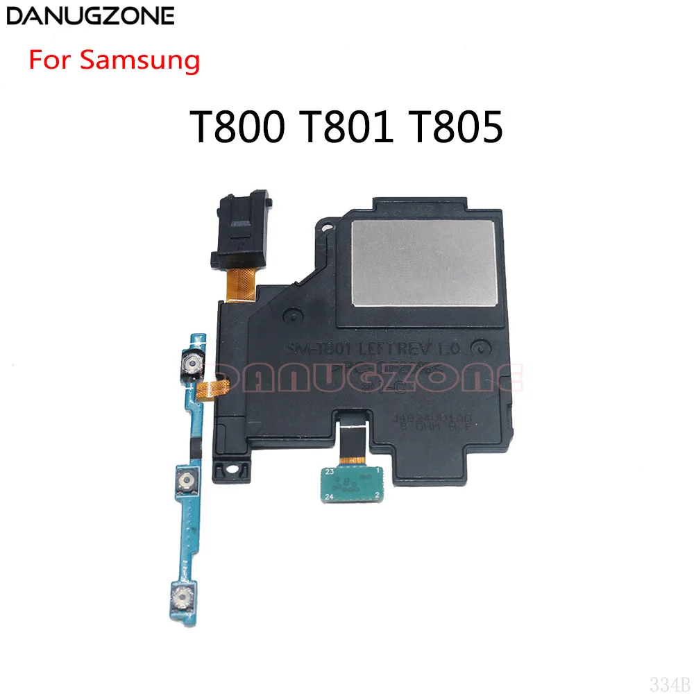 For Samsung P605 P600 T520 T800 T801 T805 Ringer Buzzer Loud Speaker Headphone Audio Jack Power Volume Button On/Off Flex Cable