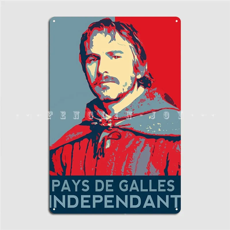 Kaamelott Perceval Hope Style Pays De Galles Poster Metal Plaque Pub Garage Wall Plaque Club Create Tin Sign Poster