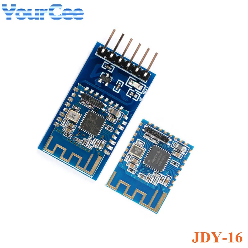 JDY-16 2.4G BLE High Speed Bluetooth-compatible Data Transparent Transmission 60M UART IIC I2C Board