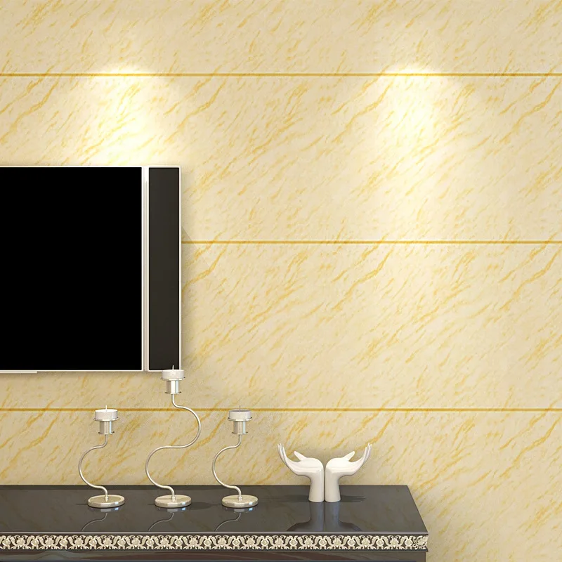 Modern Imitation Marble Tile Wallpaper Simplified 3D Film and Television Wall Bedroom Living Room Television Background Wall