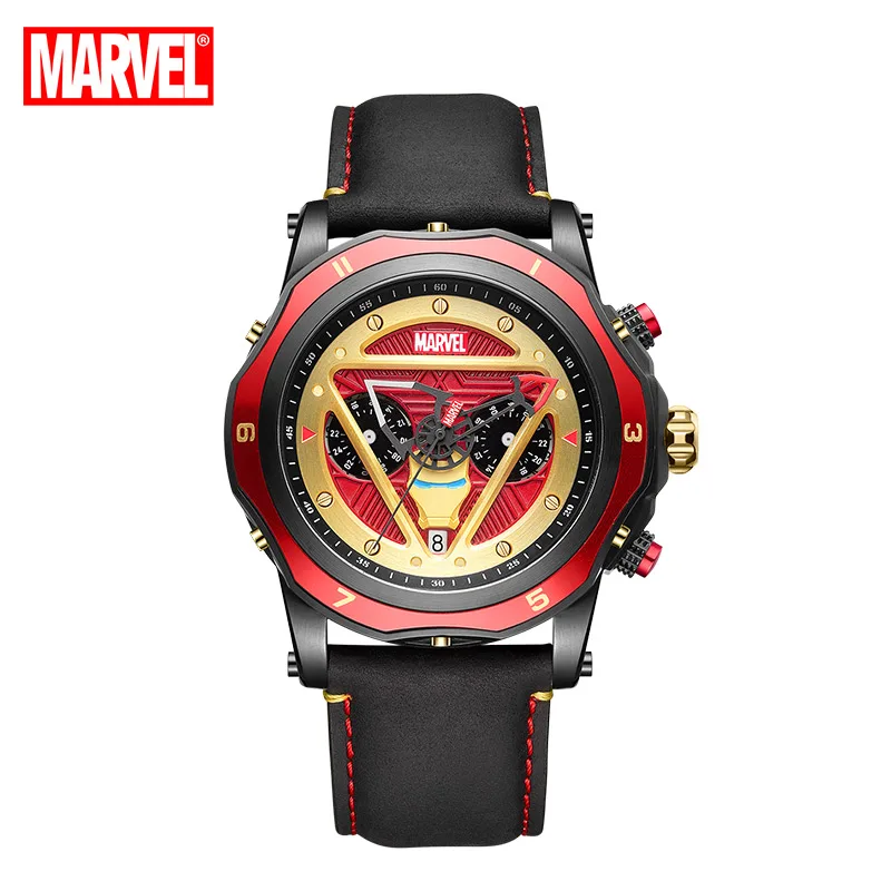 Disney Original Man Japan Quartz Casual Wrist Watches Iron Male Marvel Sapphire Crystal 100M Waterproof Luminous Hands 2020 New