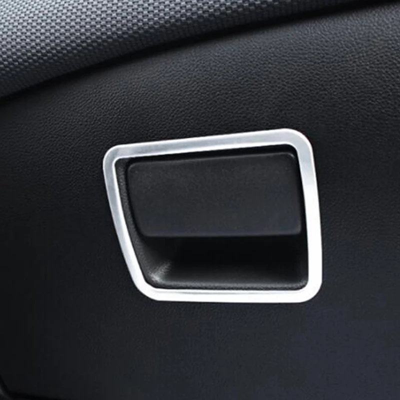 

For Chevrolet Cruze 2016 2017 2018 Stainless steel Car copilot storage box frame cover trim Car styling accessories 1pcs