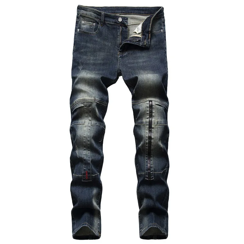 

New Fashion Mens Jeans Casual Slim Skinny Blue Jeans pantalon homme 2021 Men Trousers Casual Male Hip hop Denim Pants