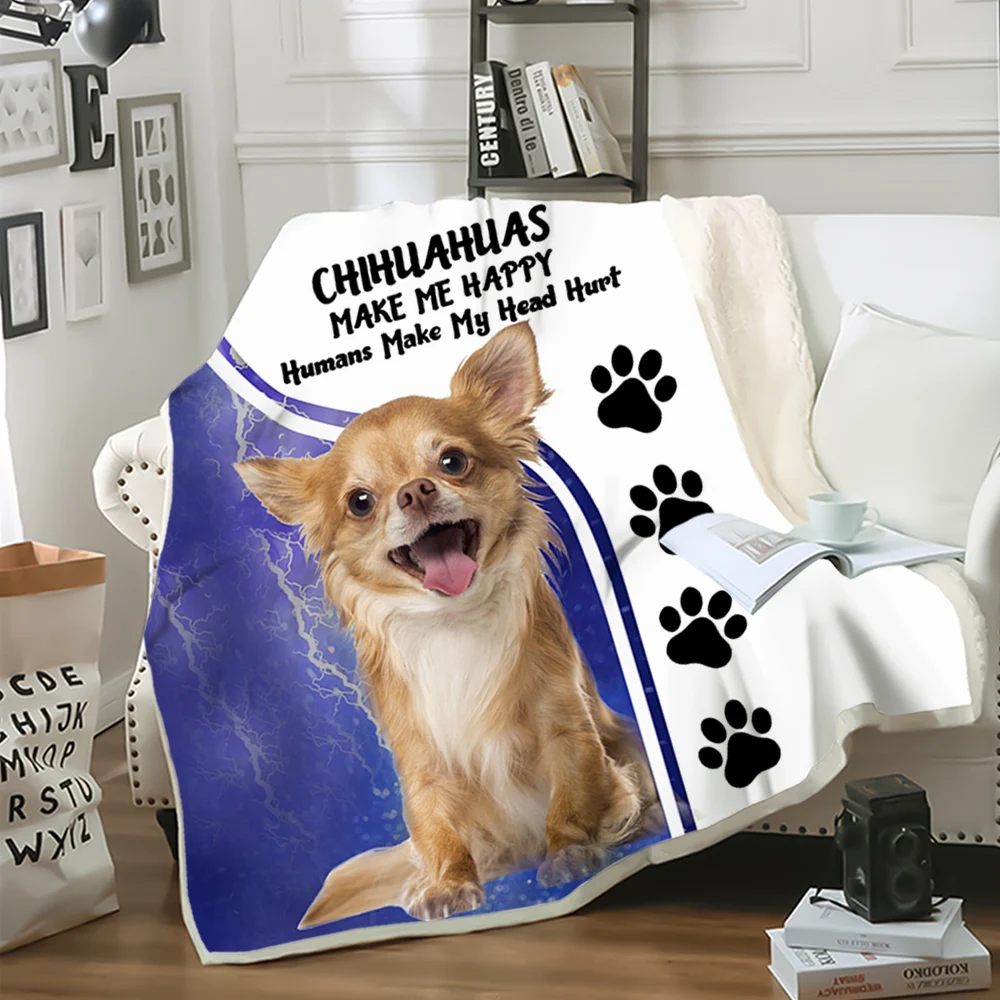 CLOOCL A Girl and Her Bernese Mountain Dog Blanket Soft Warm Blanket 3D Print Quilt Bedding Travel Bedroom Blanket Double Quilt