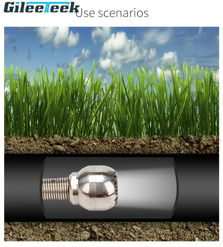 HD 1080P Camera Video Recorder H1L with 12PCS Night Vision Light Waterproof IP68 with DVR Video Pipe Inspection Equipment