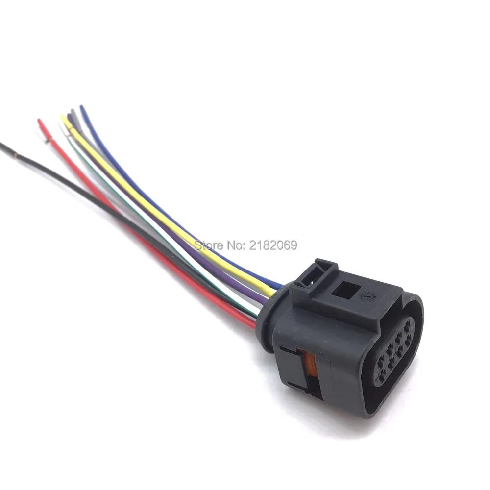 8 Pin Pigtail Plug Wiring Connector 1J0973714 for VW Audi Seat Alhambra Altea Arosa Ibiza Toledo Skoda Fabia Octavia Roomster