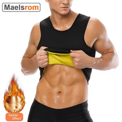 Slimming Shaper Clothes Sweat Vest Fat Burner Body Belt Waist Body Building Tummy Tank Top for Man Weight Loss