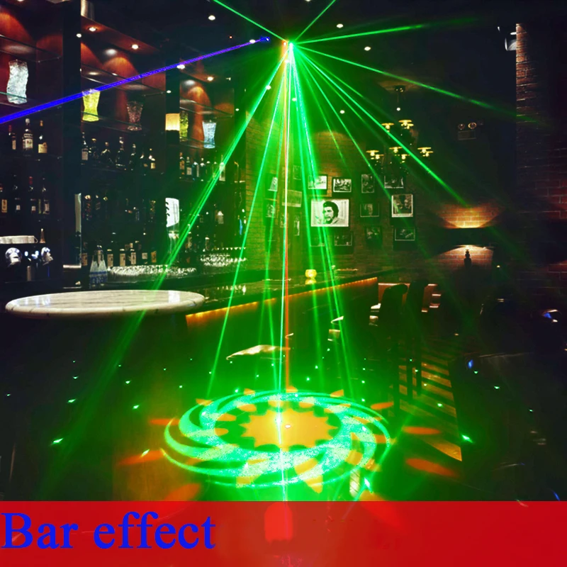 4 Lens Laserlicht Rgb Full Color Beam Projector Dmx Control Dj Disco Party Scanner Laserverlichting Patronen Effect Podiumverlichting